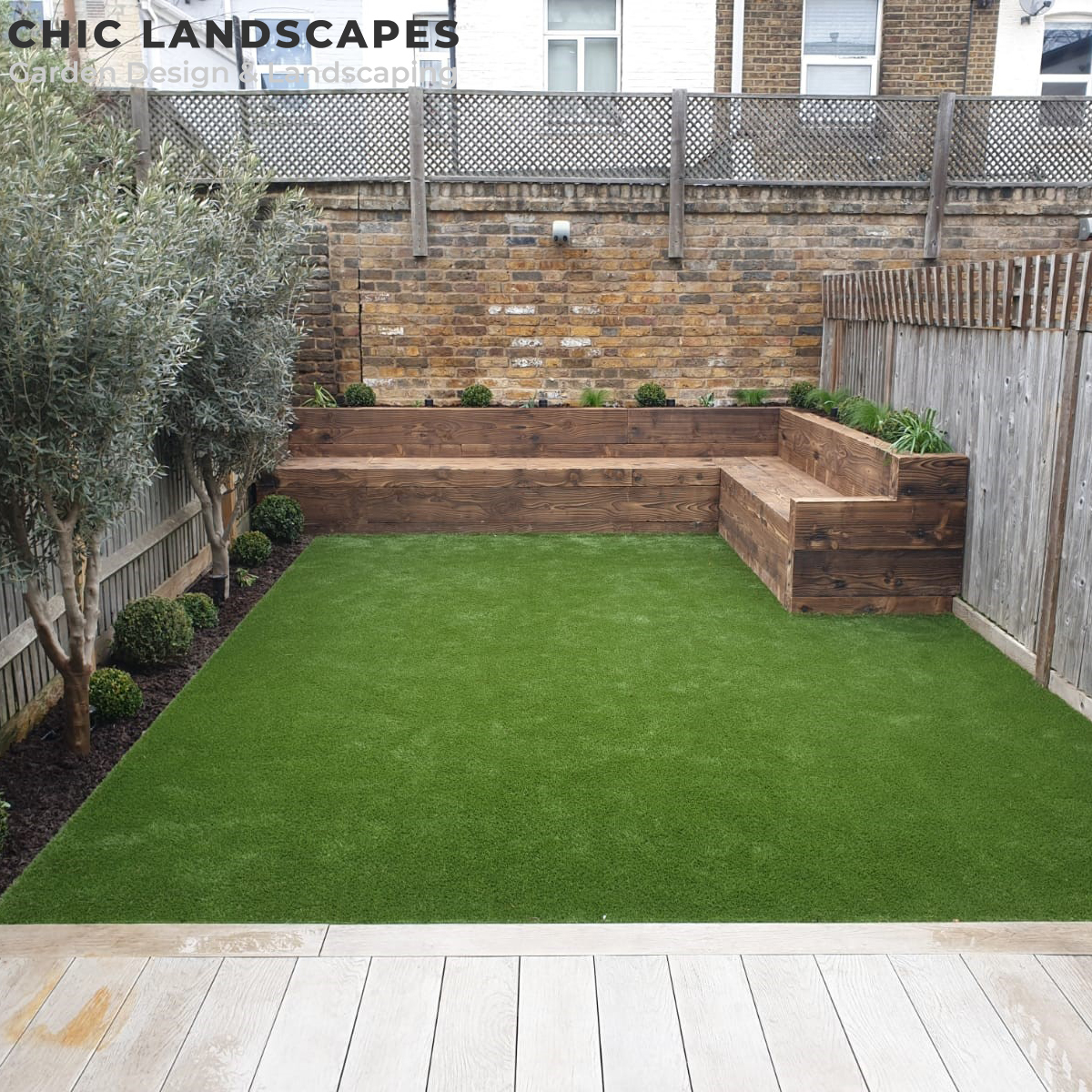 Decking and Seating Area